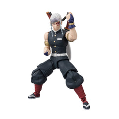 Bandai Namco Demon Slayer Tengen Uzui figure in front pose for display.
