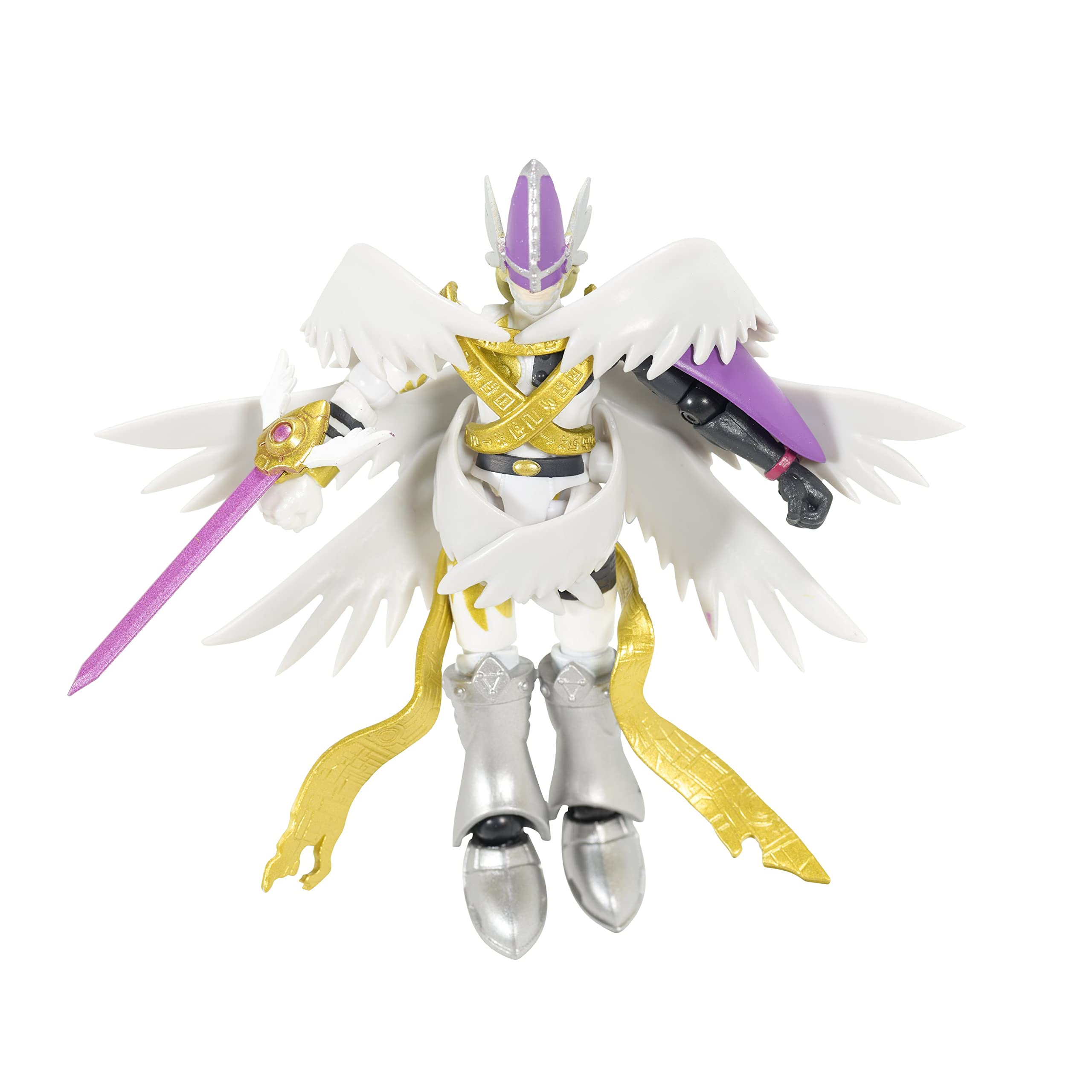 Sword accessory included for engaging battle-ready MagnaAngemon poses.