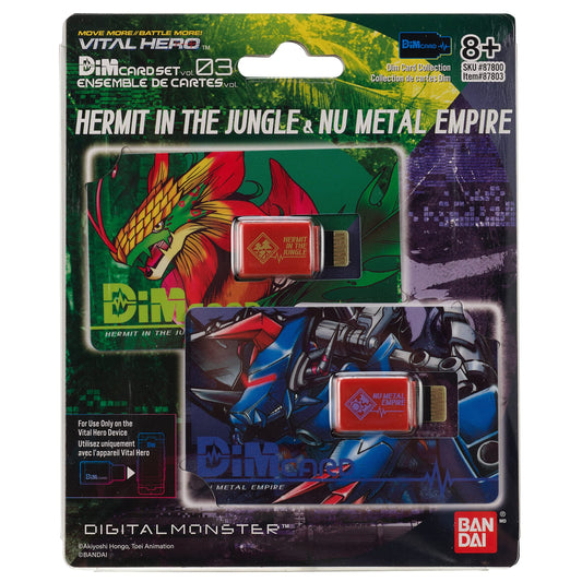 Bandai Namco Digimon Vital Hero Dim Card Hermit in the Jungle expands evolution options for jungle Digimon.