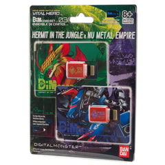 Bandai Namco Digimon Vital Hero Dim Card Nu Metal Empire showcases metal-area evolution routes.