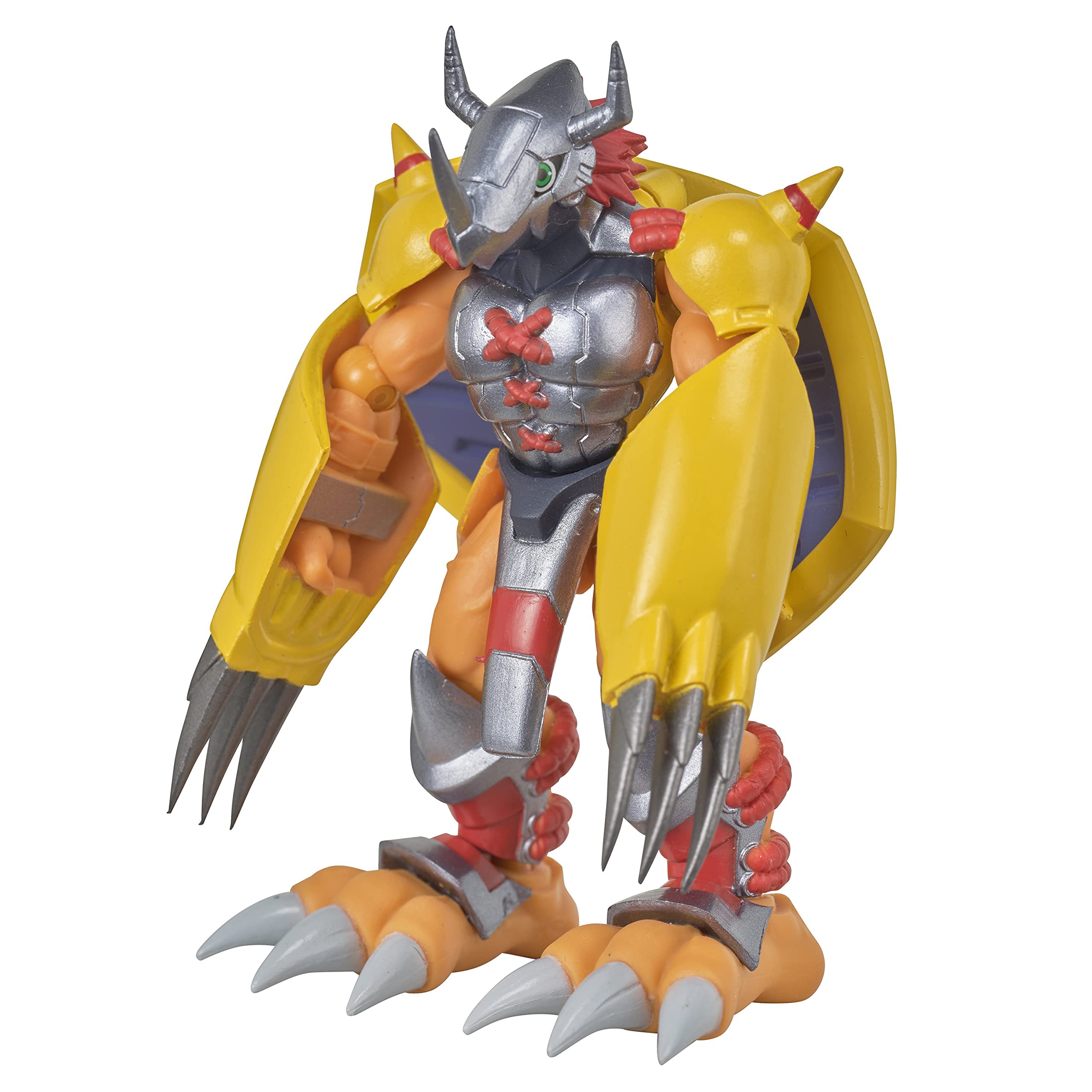 Bandai Namco Digimon WarGreymon SHODO figure highly articulated for poseability.