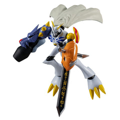 Bandai Namco Omegamon SHODO 3.5-inch figure dynamic pose for desk setup