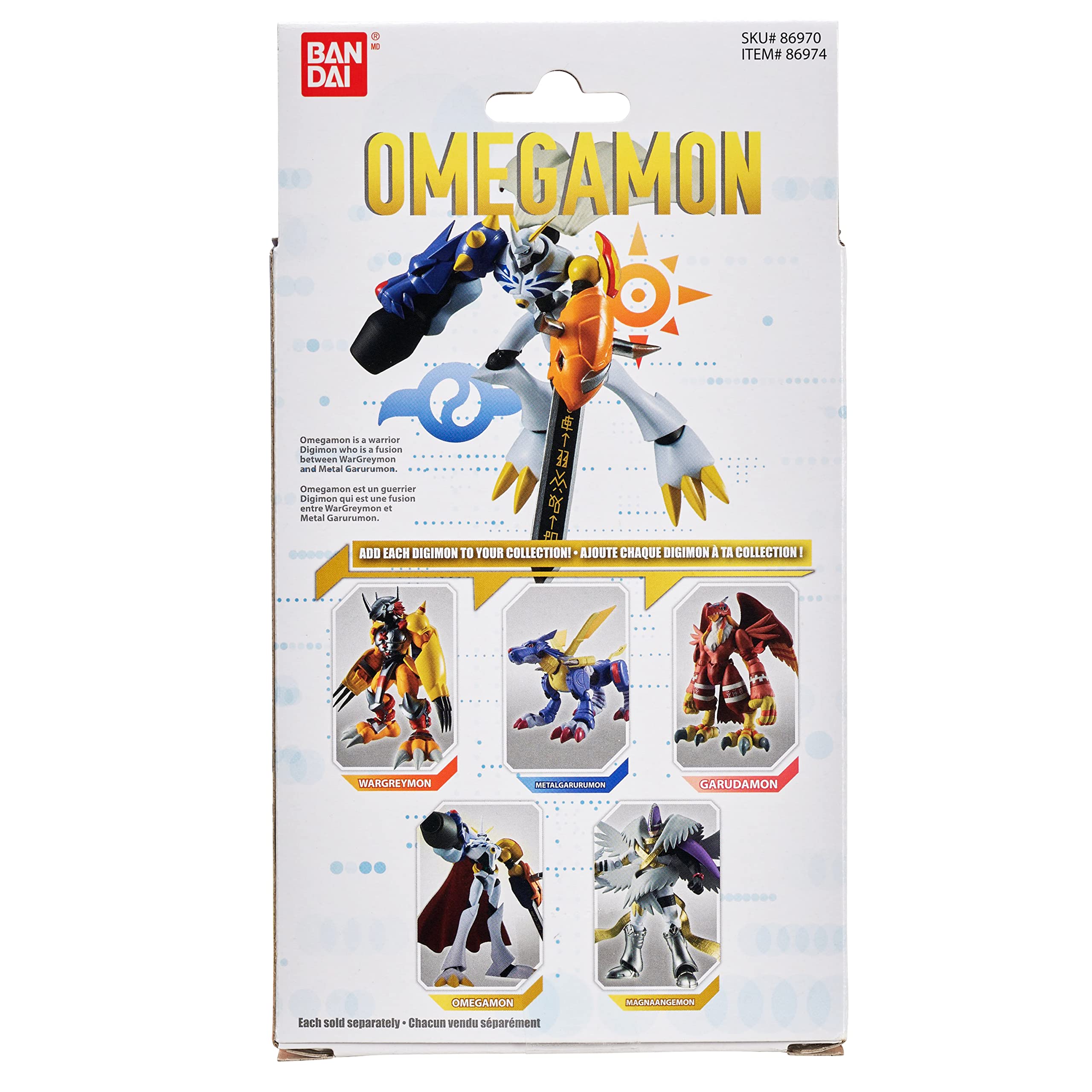 Bandai Namco Omegamon SHODO 3.5-inch figure ornaments highlight