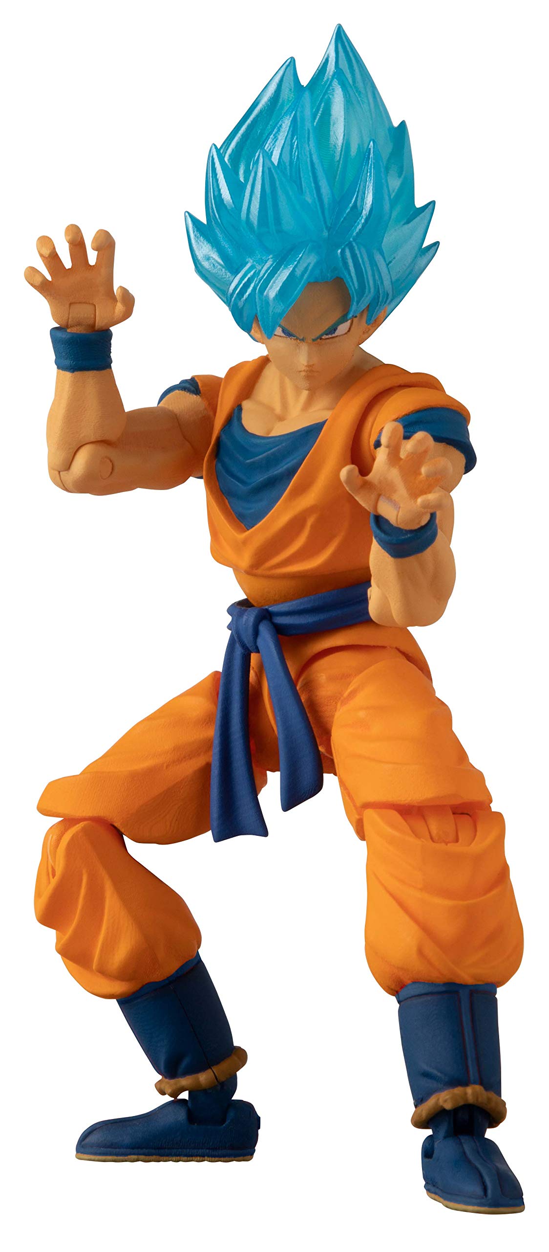 Bandai Namco Dragon Ball Evolve Vegeta blue Saiyan pose figure for display and play