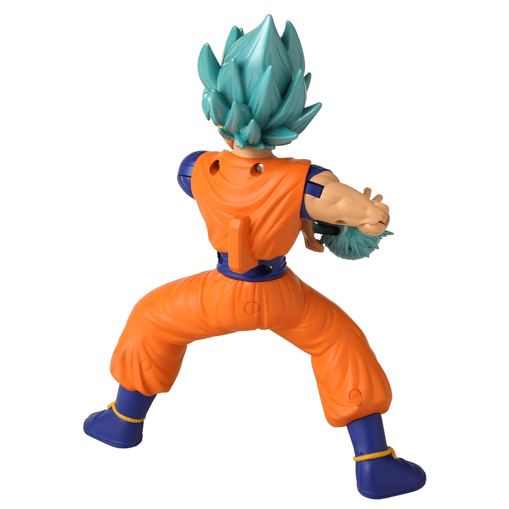 Bandai Namco Dragon Ball Super Blue Goku packaging Japan-inspired for gift-ready presentation.