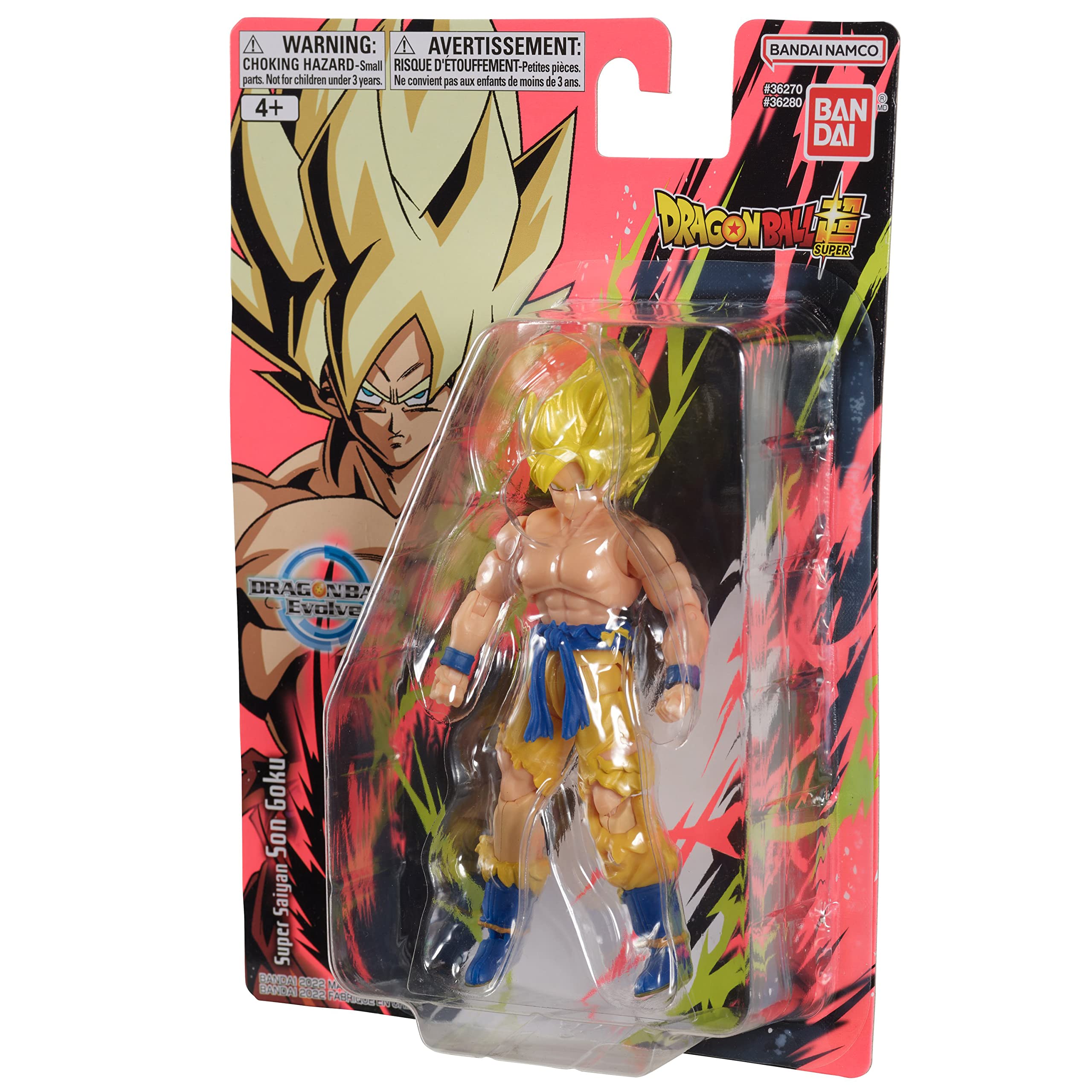 Bandai Namco Dragon Ball Super Evolve Goku — display-ready figure for desk setups