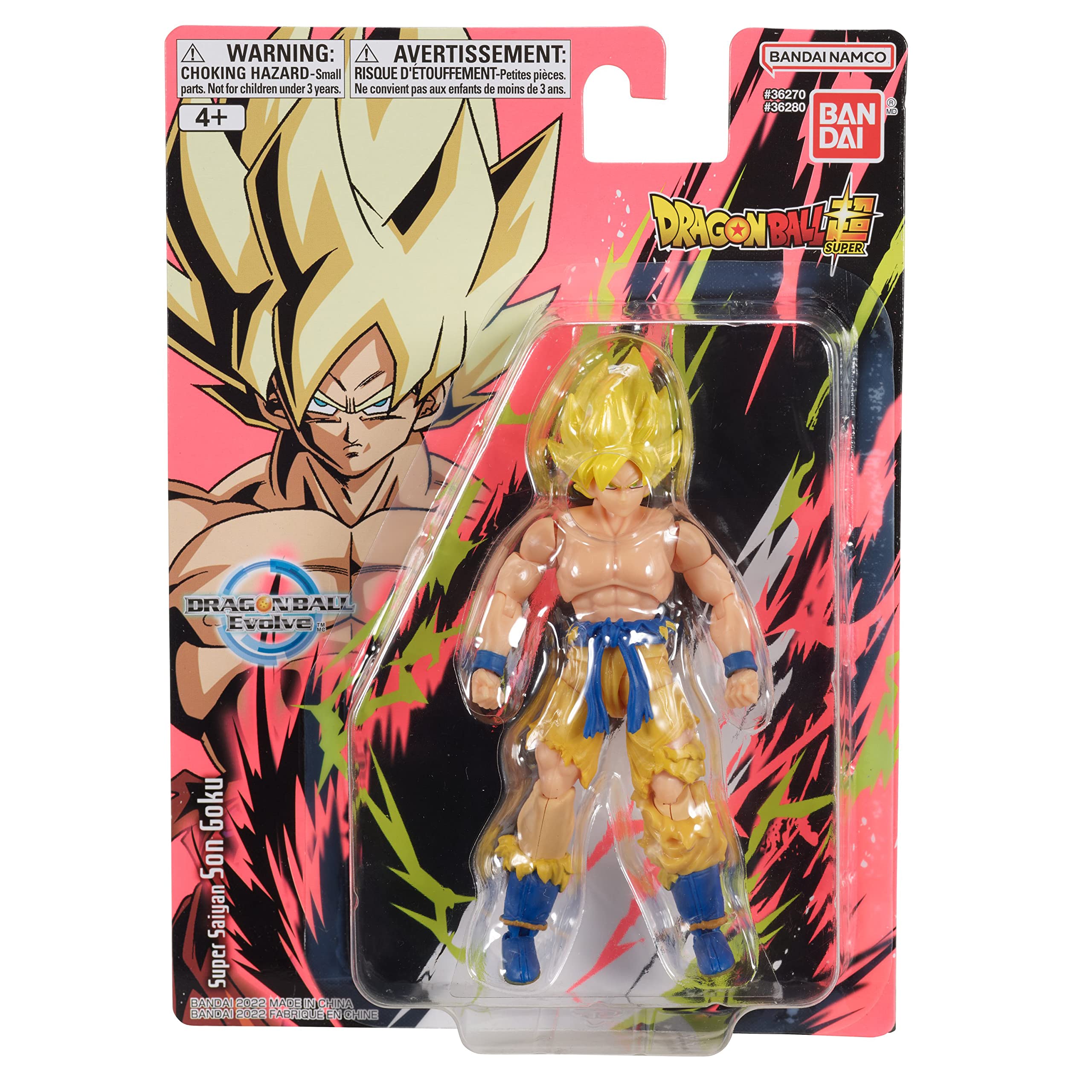 Bandai Namco Dragon Ball Super Evolve Goku — compact 5-inch scale for shelf display