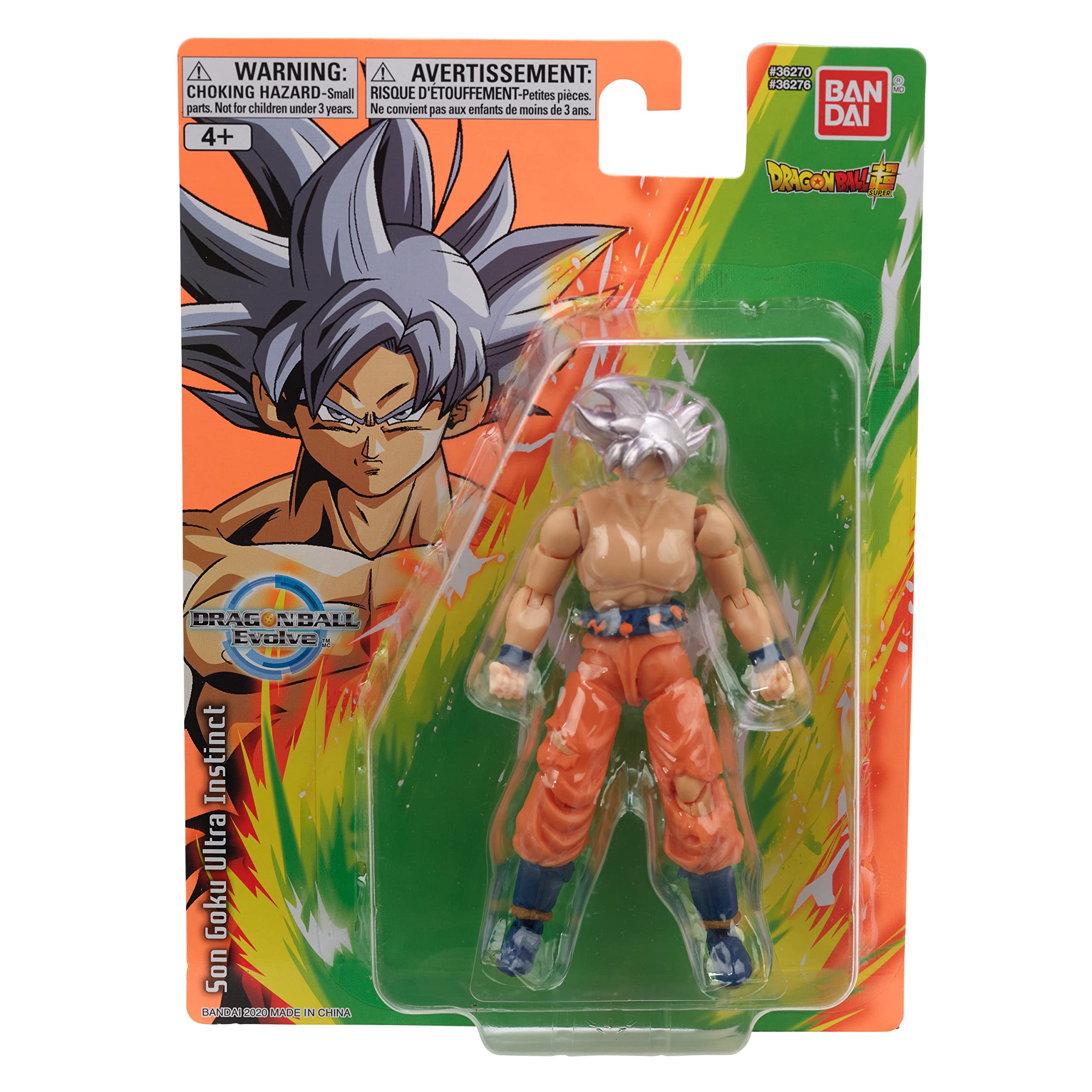 Bandai Namco Dragon Ball Super Goku Ultra Instinct display-ready figure for collectors
