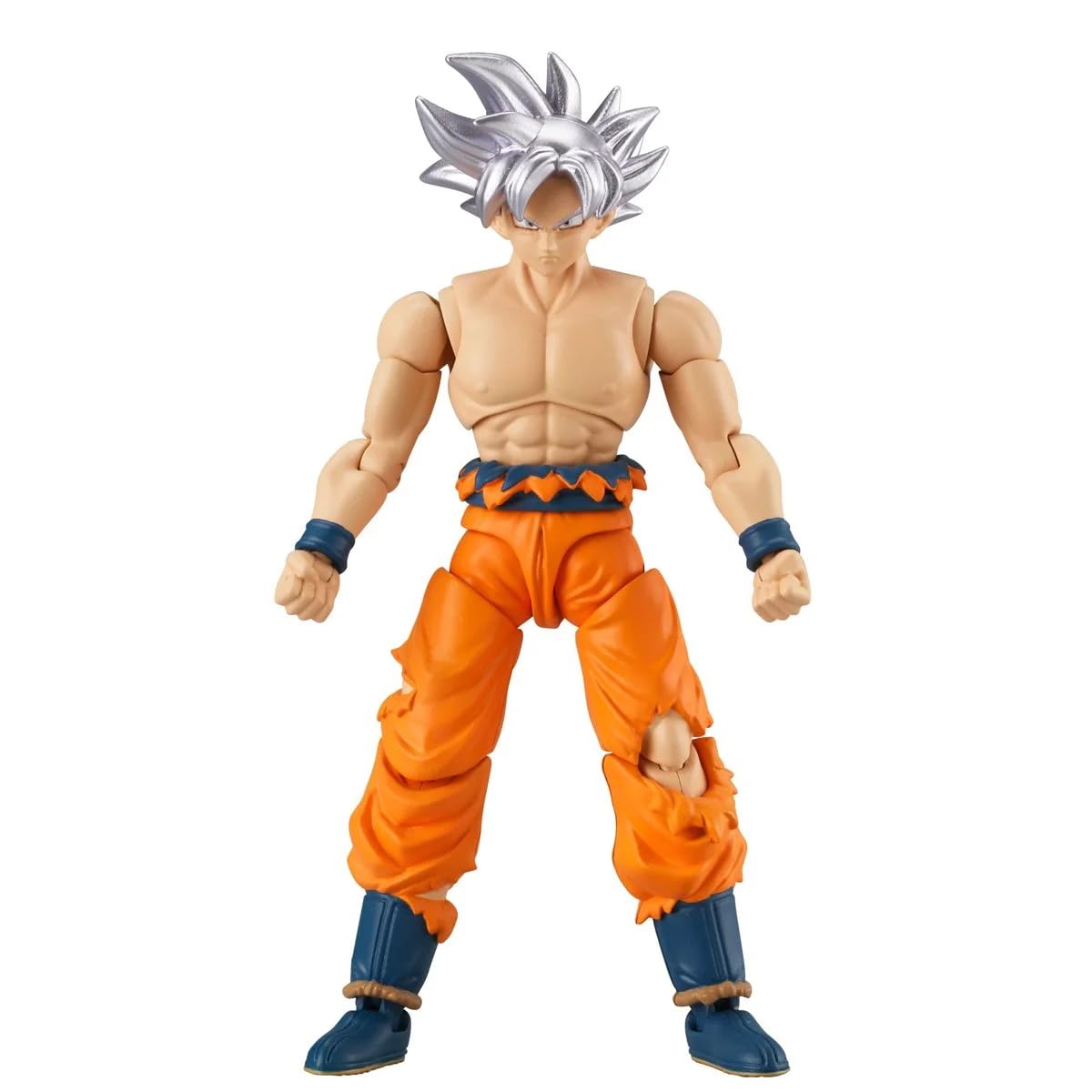 Bandai Namco Dragon Ball Super Goku Ultra Instinct 5-inch figure, front view, ideal for display or dynamic posing