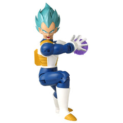 Bandai Namco Dragon Ball Super Vegeta Blue decorated armor with bold color accents