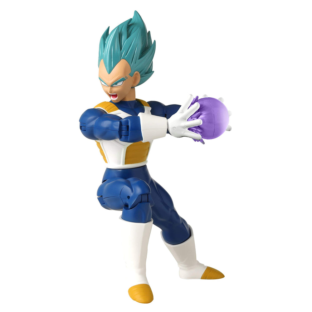 Bandai Namco Dragon Ball Super Vegeta Blue thumb-activated feature for interactive play