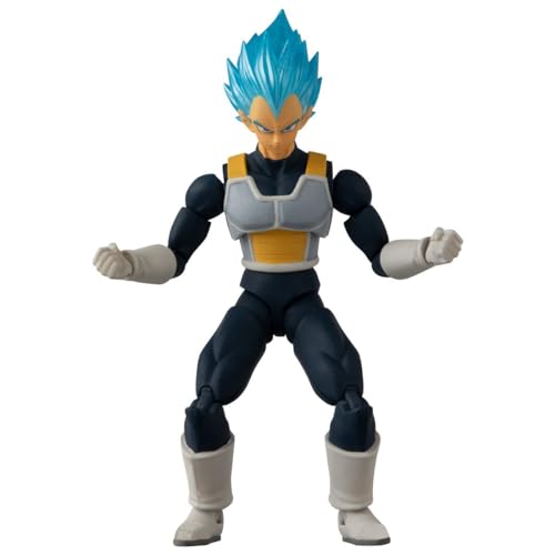 Vegeta blue transformation pose highlighting 27 articulation points.