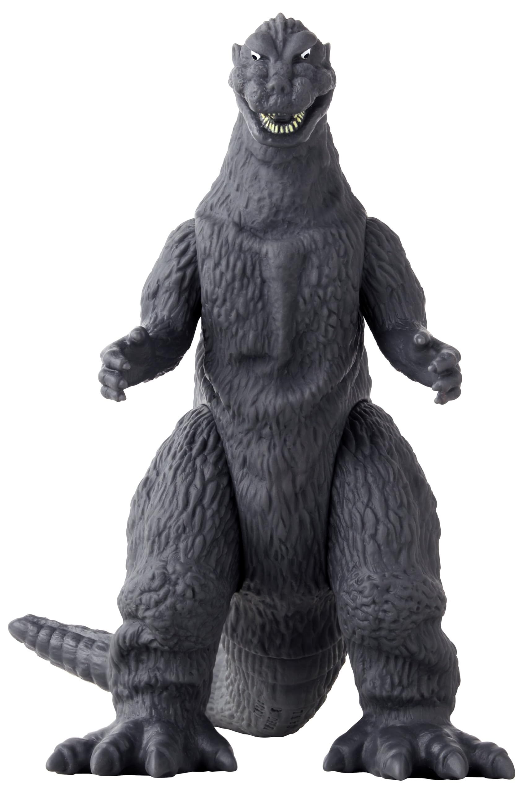 Bandai Namco Godzilla 1954 side view, durable pose-friendly soft vinyl for light play.