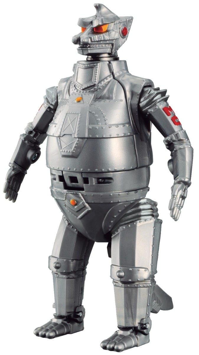 Bandai Namco Godzilla Mecha Godzilla transforming egg figure in packaging, perfect for display.