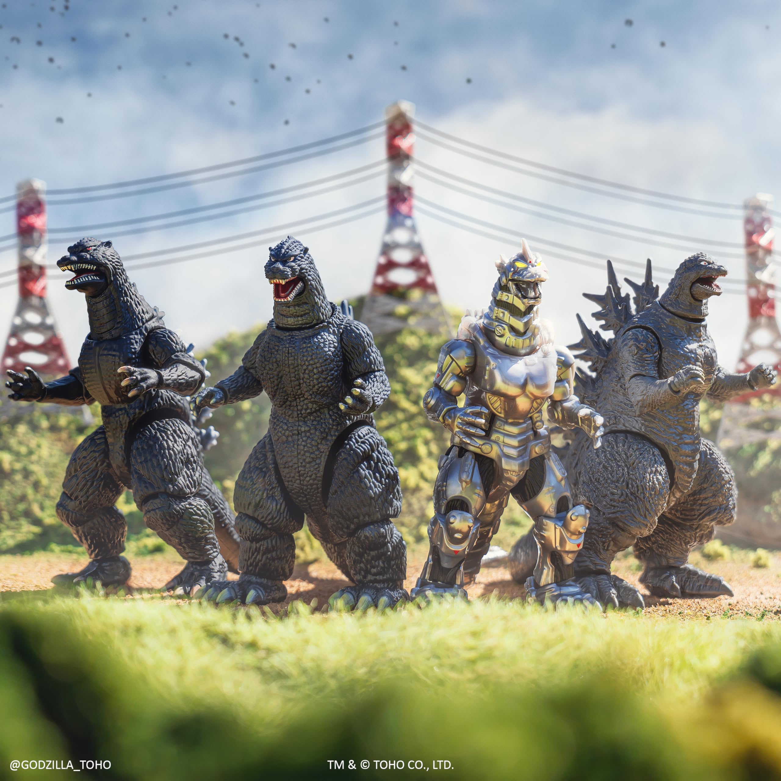 Bandai Namco Godzilla Minus One figure with accessories included for extended play