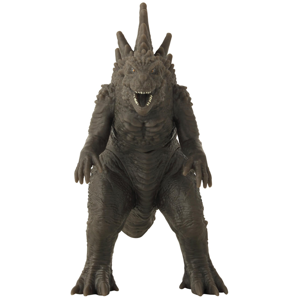 Bandai Namco Godzilla Minus One immature form figure side view; great for dynamic shelves