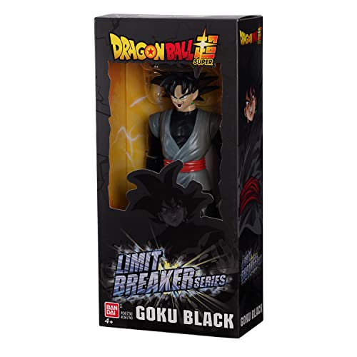 Back view of Goku Black figure highlighting cape and silhouette