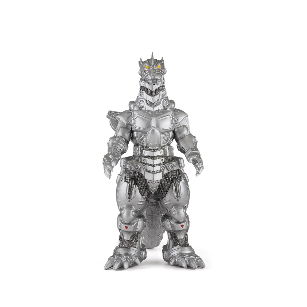 Bandai Namco Mechagodzilla 2004 side view highlights durable vinyl construction.