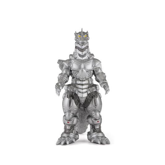 Bandai Namco Mechagodzilla 2004 side view highlights durable vinyl construction.