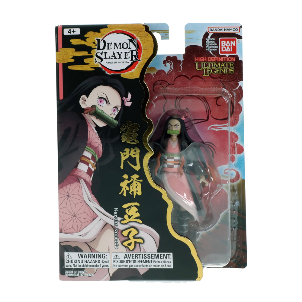 Bandai Namco Nezuko Kamado figure posing options for recreating anime scenes