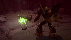 Bandai Namco Transformers Earthspark Expedition open-world scene with Autobot exploration