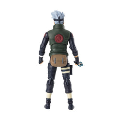 Jacket scar detail adds authentic visual interest to Kakashi.