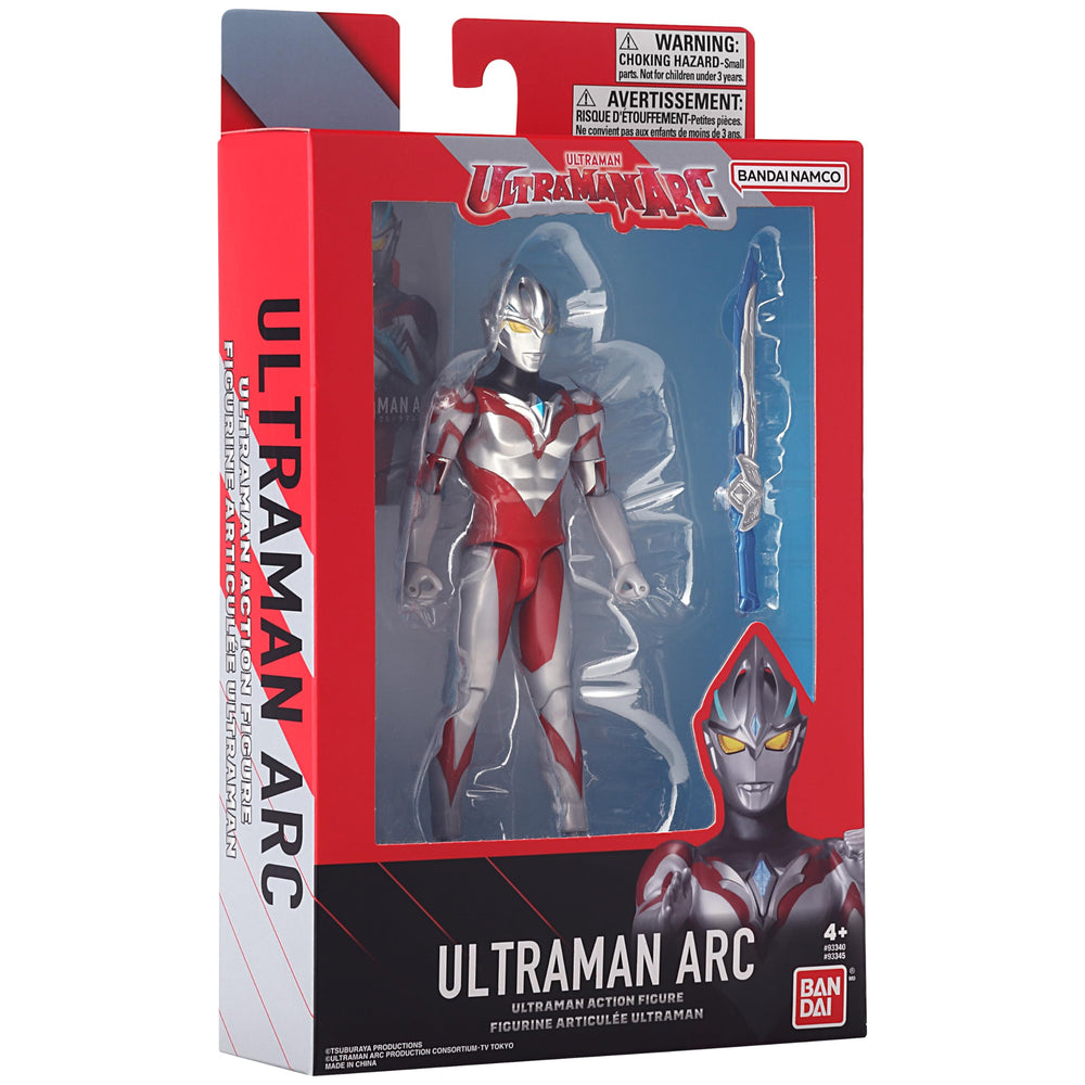 Bandai Namco Ultraman Arc 6-inch ages 4 and up suitability for kids and collectors.