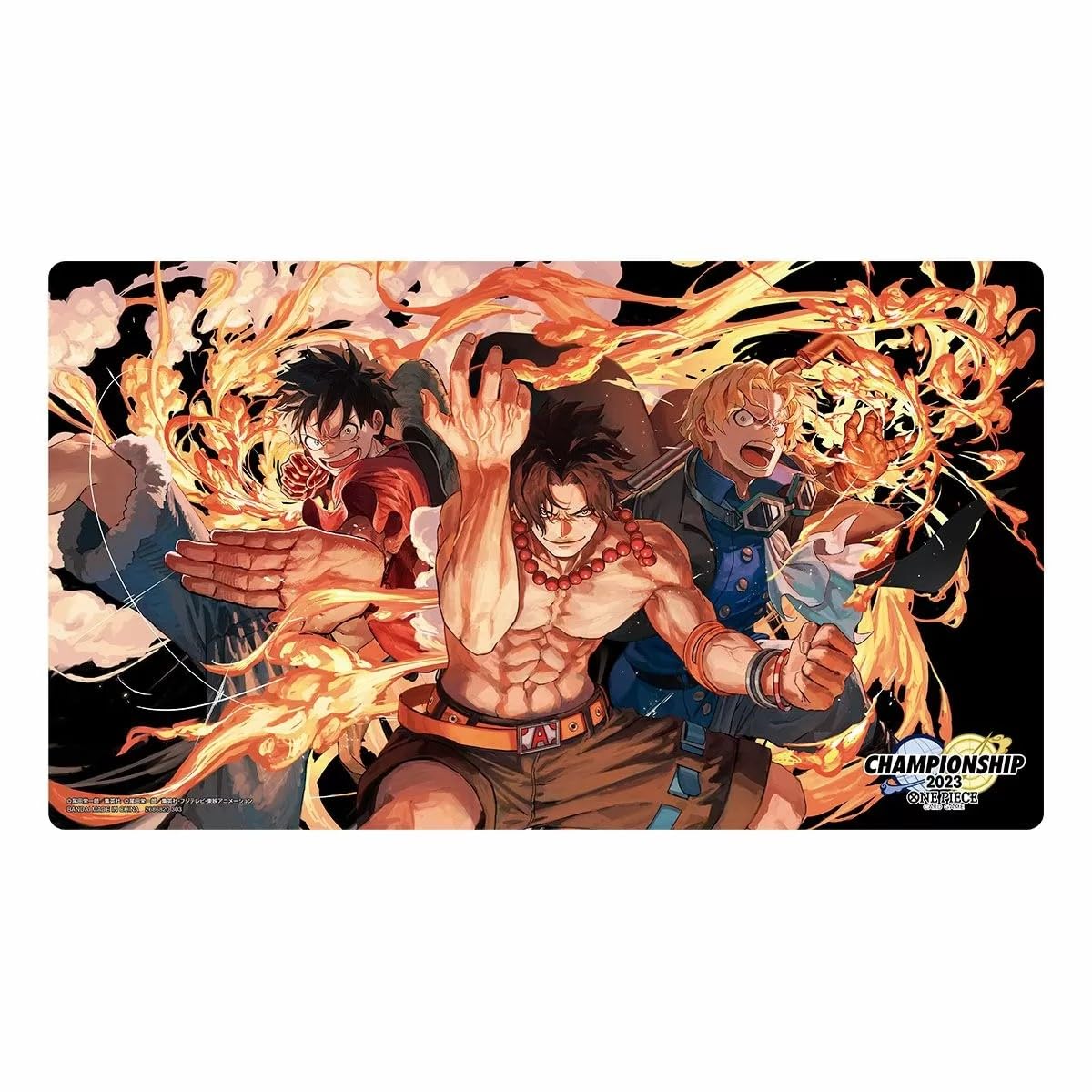 Bandai One Piece Card Game leader card in silver foil highlighting elite characters for collection