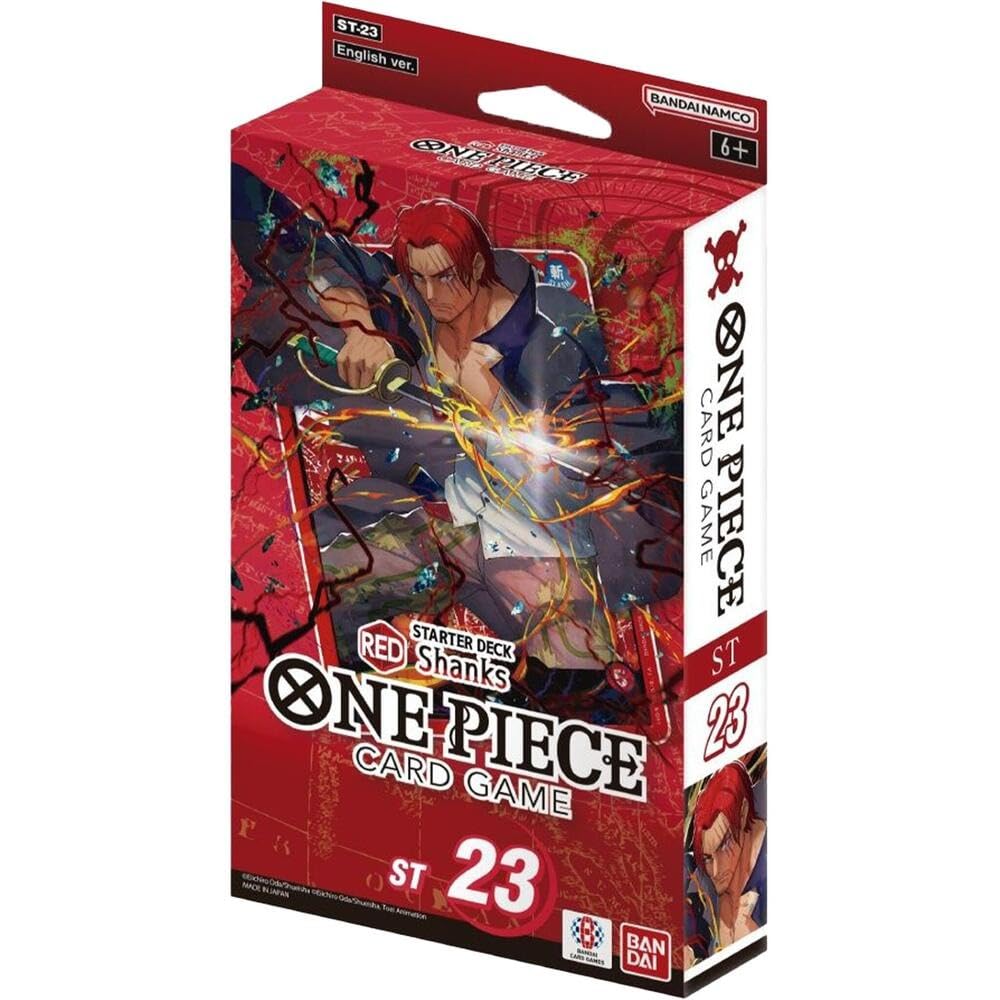 Bandai One Piece Shanks Starter Deck cover for easy entry for new players.