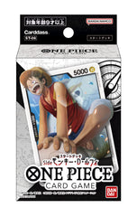 Bandai One Piece Start Deck Luffy ST-8 front view, ideal for quick battles and collection.