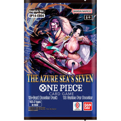 Bandai One Piece TCG DP-09 booster pack display highlighting two packs inside