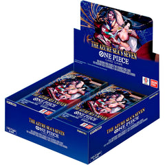 Bandai One Piece TCG OP-14 display box organizes 24 packs for convenient shopping.