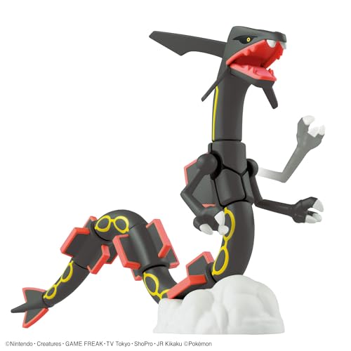 Bandai Pokemon Plamo Rayquaza set contents guide helps quick assembly
