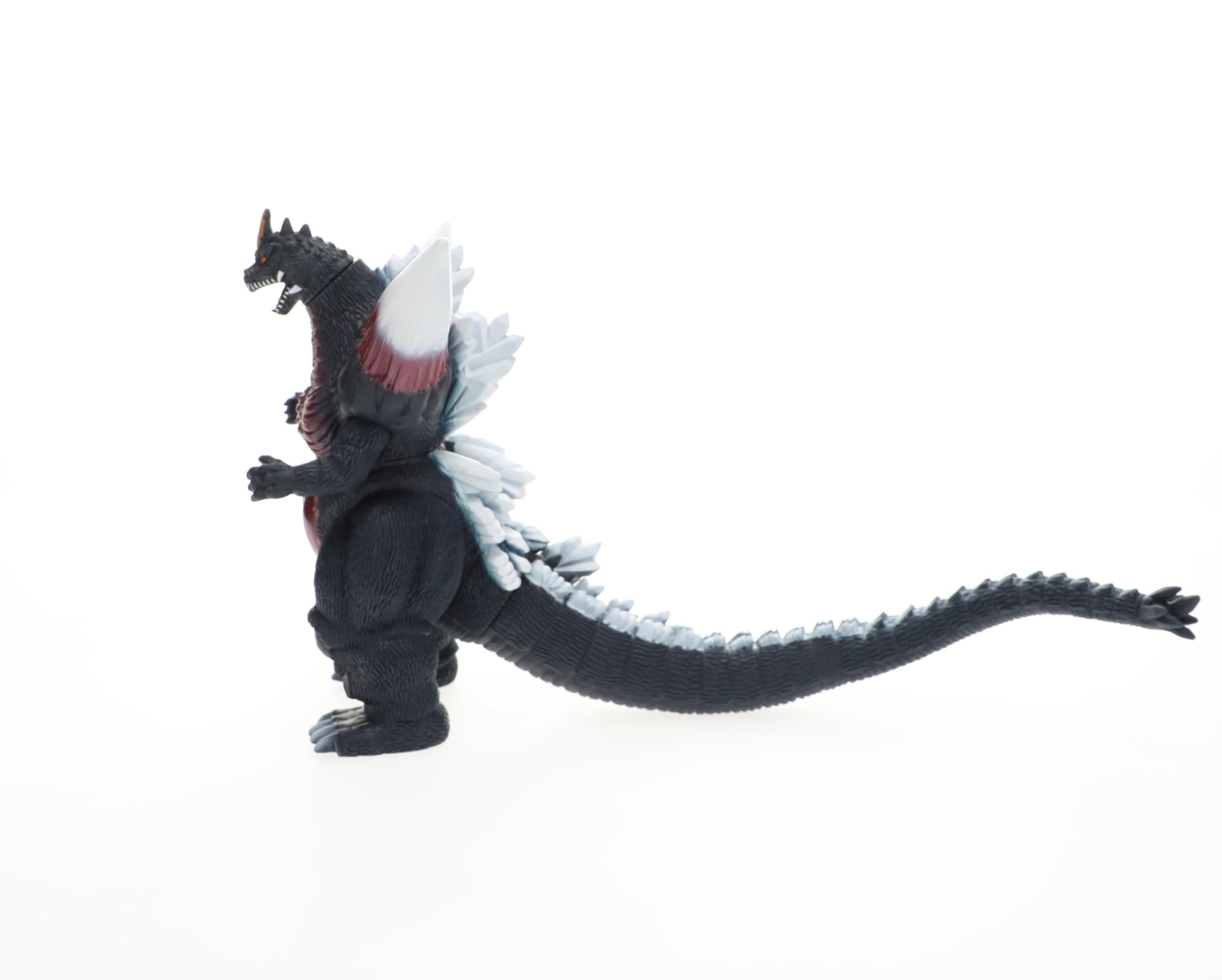 Bandai Namco SpaceGodzilla figure side profile highlighting silhouette for shelves