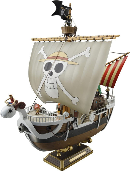 Bandai Spirit Going Merry hull detail for faithful display and shelf-ready charm.
