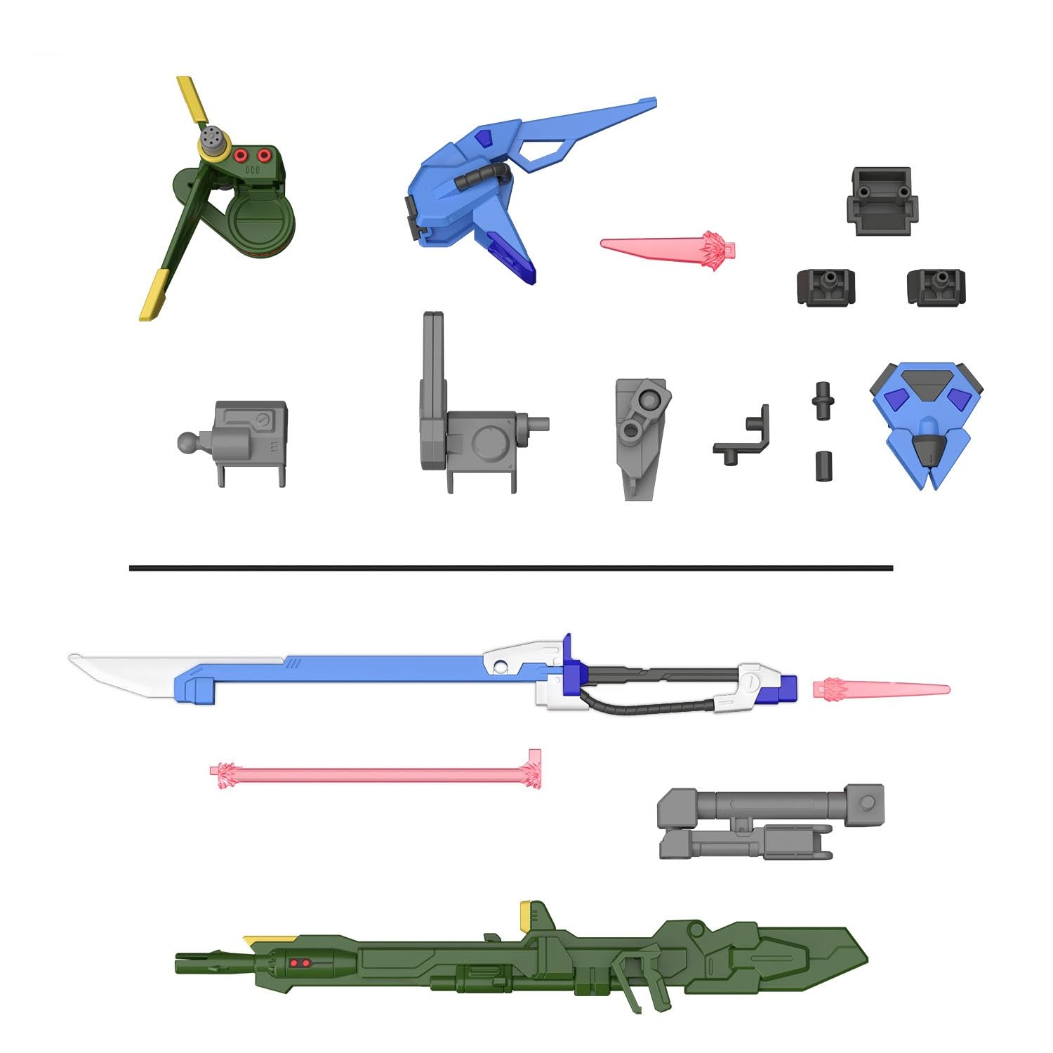 Bandai Spirit Gundam Seed Launcher Striker Set for dynamic poses and display.