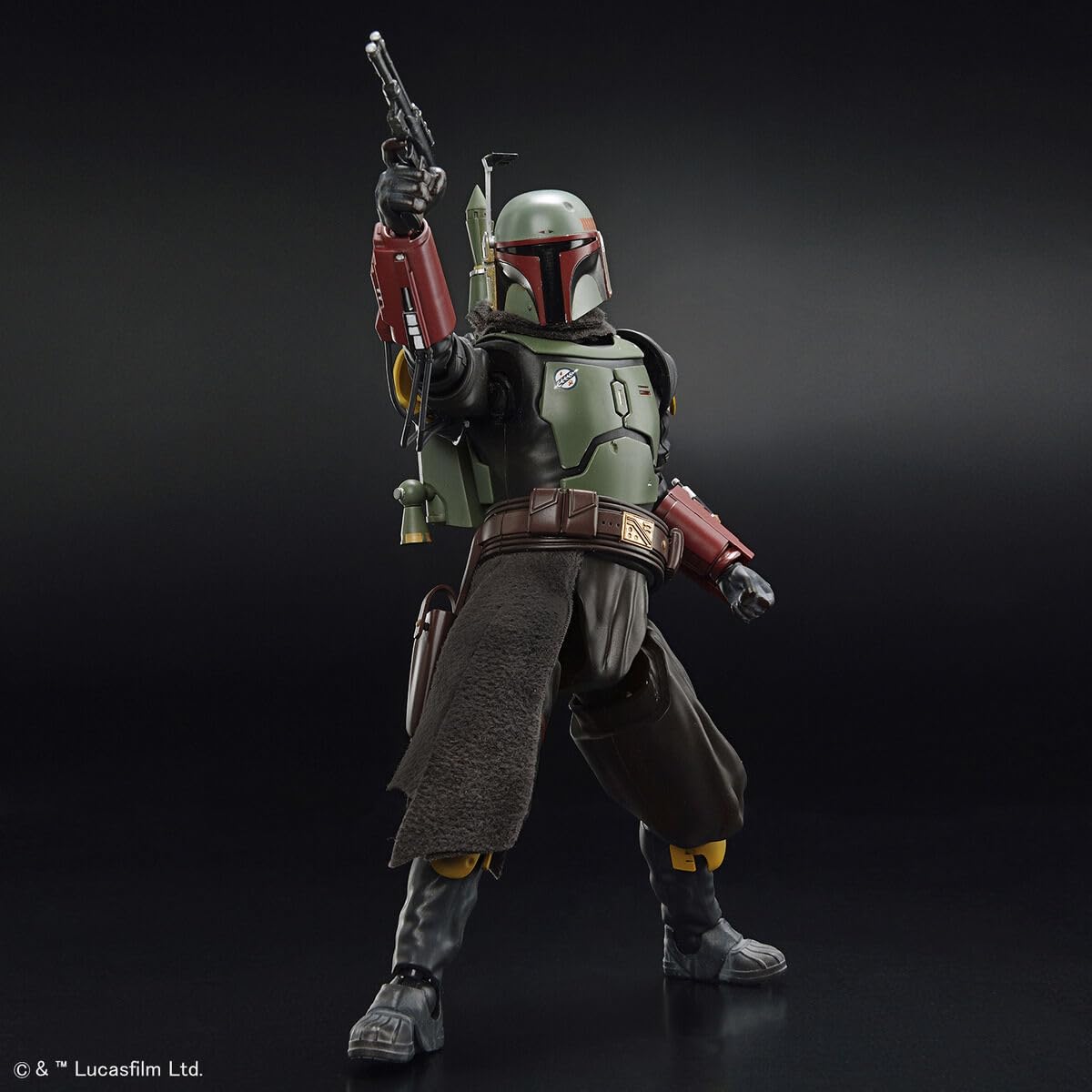Bandai Spirits Boba Fett Mandalorian Ver detailed sculpted parts for screen-accurate finish.
