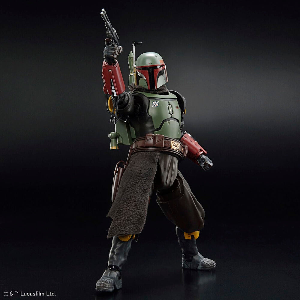 Bandai Spirits Boba Fett Mandalorian Ver detailed sculpted parts for screen-accurate finish.