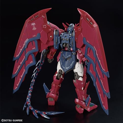 Bandai Spirits Gundam Epyon RG heat rod spiral poses enable dramatic display angles.