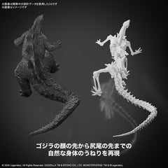 Bandai Spirits Godzilla x Kong model kit snap-fit, no-glue assembly.
