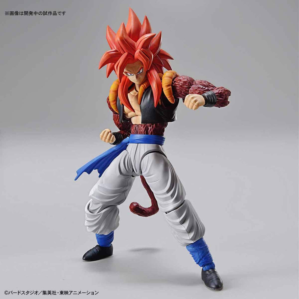Bandai Spirits Gogeta with muscle-detail reducing seams for cleaner modeling.