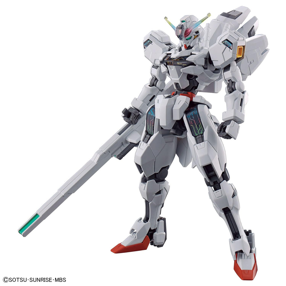 Beam rifle included for authentic Gundam Calibarn play and display options.