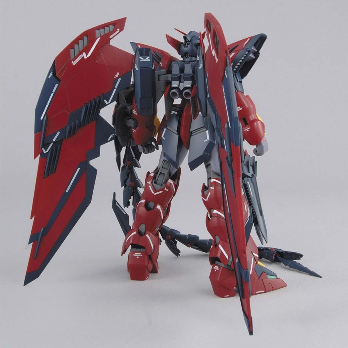 Bandai Spirits Gundam Epyon flight-mode transformation in action