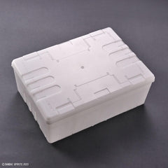 Bandai Spirits Multi Builders Case lid open showing built‑in tool tray for quick access.