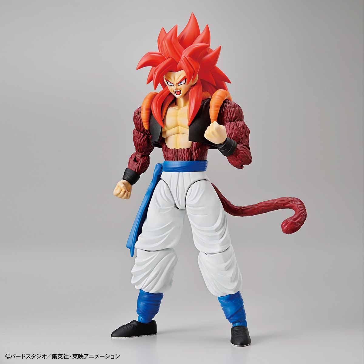 Bandai Spirits stickers add authentic detailing to Gogeta.