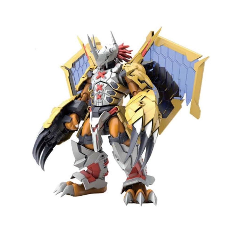 Bandai Spirits Wargreymon Amplified Figure Rise model kit with dynamic articulation for display and posing