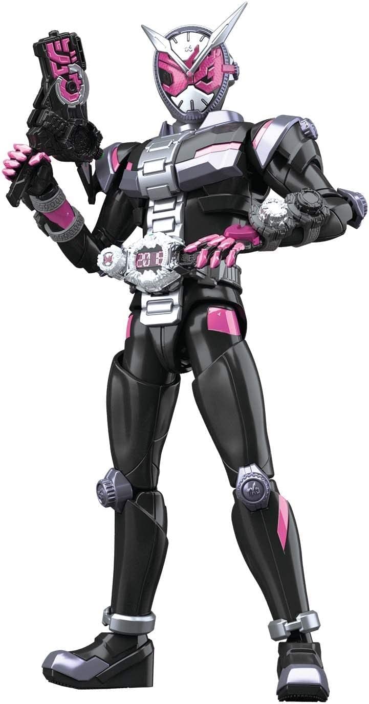 Bandai Spirits Kamen Rider Zi-O Figure-Rise front view highlights color separation for display.