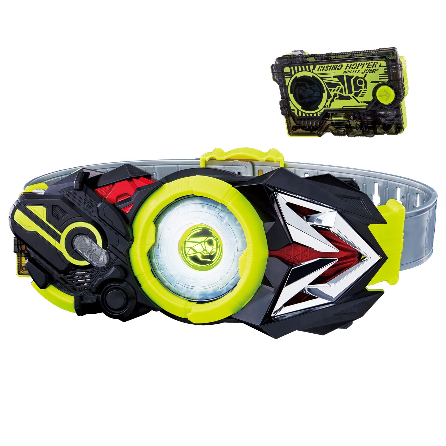 Bandai Super Best Transformation Belt DX Flying Zero One close-up reveals authentic detailing for fans.