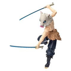 Bandai Ultimate Legends Inosuke Hashibira 27-articulation figure details.