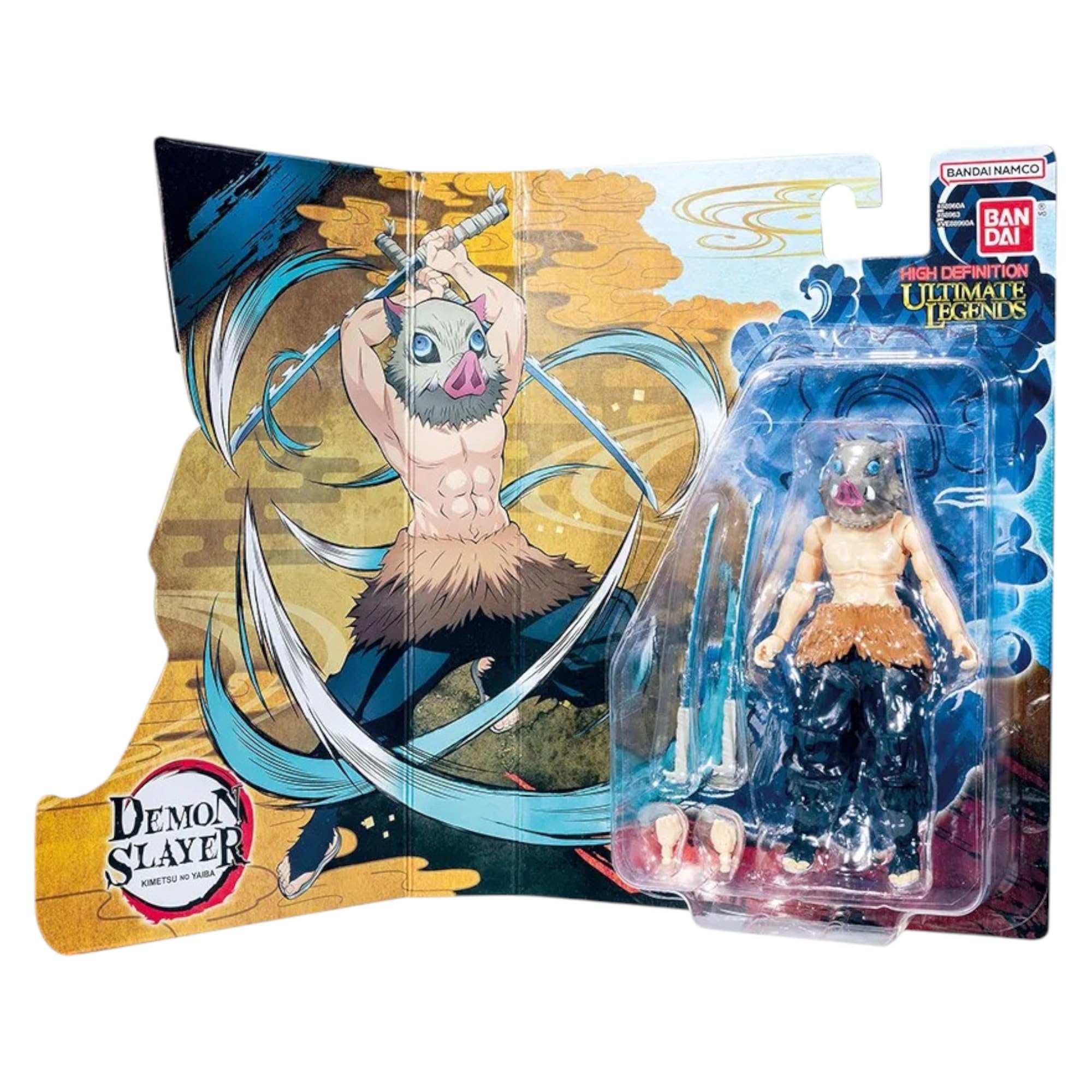 Bandai Inosuke Hashibira extra hands for expressive poses.